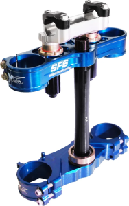 Sfs Complete Triple Clamp Blue