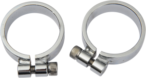 Super Exhaust Port Clamps Chrome
