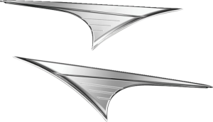 Chrome Side Body Accents Chrome, 1, nordicamoto.ro