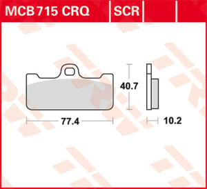 Crq Series Carbon Race Brake Pads