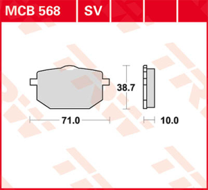Sv Series Sindered Brake Pads
