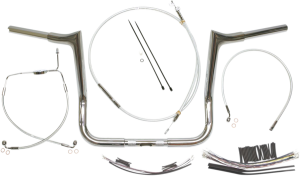 1-1/4(r) Viking Handlebar Installation Kit Silver