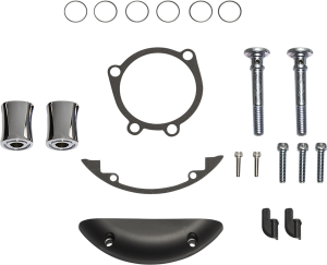 Inverted Air Cleaner Hardware Kit Black, Silver