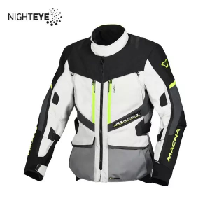 Geaca textil impermeabila touring/adventure MACNA DOMANE Negru/Gri deschis/Albastru XXL, 3, nordicamoto.ro
