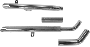 Drag Pipe Slip-on Mufflers Chrome