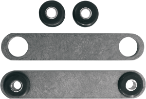 Weld-on Gas/oil Tank Tabs Black