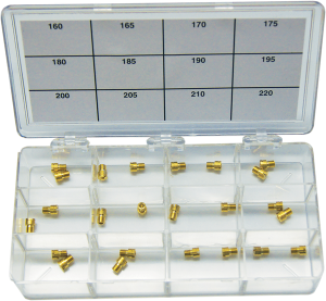 A-bax Engineering Main Jet Assortment For Keihin Cv Carburetor Brass, 1, nordicamoto.ro