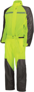 Costum de ploaie OJ Compact Black/Fluorescent Yellow