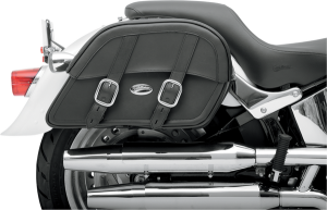 Custom Fit Drifter Slant Saddlebags Black Jumbo, 4, nordicamoto.ro
