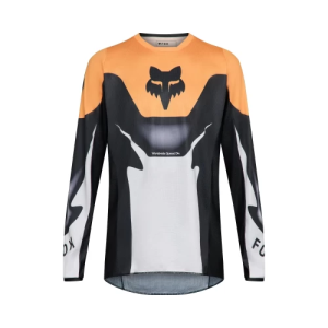 Tricou Fox MX-180 Noble Negru/Alb, nordicamoto.ro