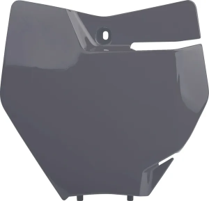 Front Number Plate Gray