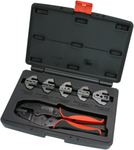 Terminal Crimping Tool Black, Orange