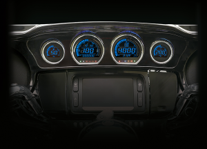 Hd-03l Four-piece Gauge Kit Black