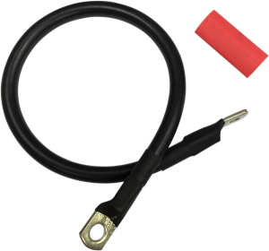 Battery Cable With Optional Shrink Tube Black