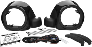 6-1/2(r) Lower Speaker Adaptor Black, 1, nordicamoto.ro
