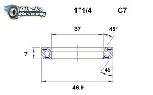 Headset Bearing, 1, nordicamoto.ro