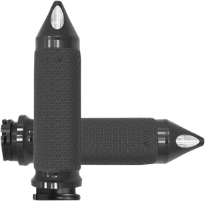 Vibration Dampening Memory Foam Grips Black, 1, nordicamoto.ro