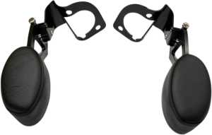 Tour-pak® Billet Passenger Armrests Black