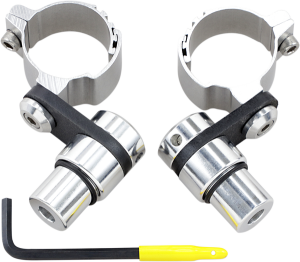 Turn Signal Relocation Hardware Kit Silver
