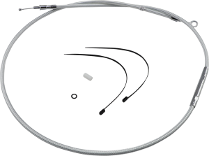 High-efficiency Braided Sterling Chromite Ii® Clutch Cable Silver