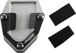 MOOSE RACING Kickstand Pad Extension Black, Chrome 