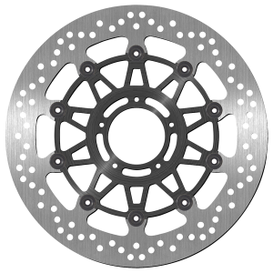 Brake Rotor Round Black, Silver