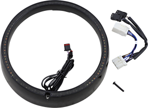 Probeam® Turn Signal Ring Trim Amber, White, 1, nordicamoto.ro