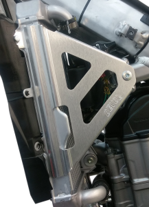 Radiator Race Braces Brushed Aluminum, 5, nordicamoto.ro
