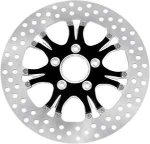 Two-piece Brake Rotor Black, Silver, Matte