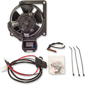 Radiator Fan Kit Black, 2, nordicamoto.ro
