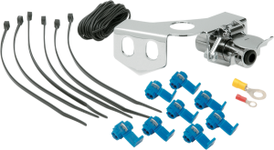 Ball Mount Trailer Hitch Receptacle Kit Chrome