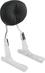 Oval Backrest Pad Black, 1, nordicamoto.ro