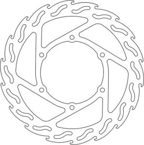 Seria Flame cu rotor fix, argintiu, oțel inoxidabil, 2, nordicamoto.ro