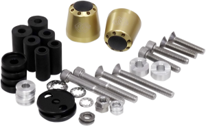 Bar End Weights Anodized, Gold