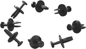 Push Pin Dart, Pol Pk 10 Black