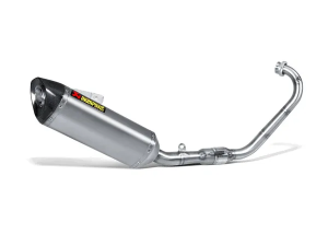 Racing Line Full Exhaust System Street Silver, Black 