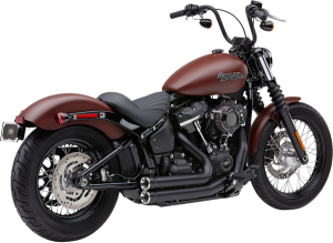 Speedster Short Rpt Exhaust System Black, 2, nordicamoto.ro