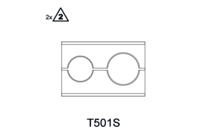 Tube clamp inner/outer pipe