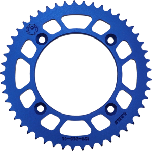 MOOSE RACING Rear Aluminum Sprocket Blue, 4, nordicamoto.ro