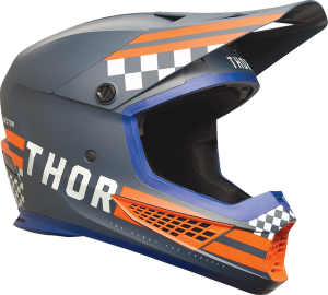 Casca Thor Sector 2 Combat Orange/Blue/Gray