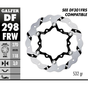 Disc frana spate Yamaha WR 450 F Galfer Floating Grooved