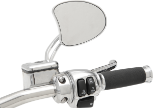 Touring Mirror With Slotted Stem Chrome, 2, nordicamoto.ro