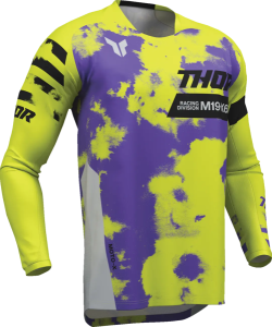 Youth Launchmode Bleach Jersey Purple, Yellow 