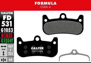 G1053 Standard Brake Pads