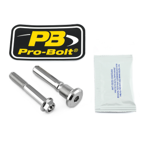 Brake Caliper Mount Kit Silver, Stainless Steel