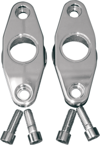 Swingarm Pivot Blocks Chrome