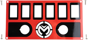 Dash Plate For Pioneer Red
