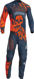 Tricou Copii Thor Sector Gnar Midnight/Orange 2XS, 5, nordicamoto.ro