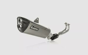 Racing Line Full Exhaust System Scooter Titanium Look 