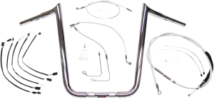 1-1/4(r) Viking Handlebar Installation Kit Silver